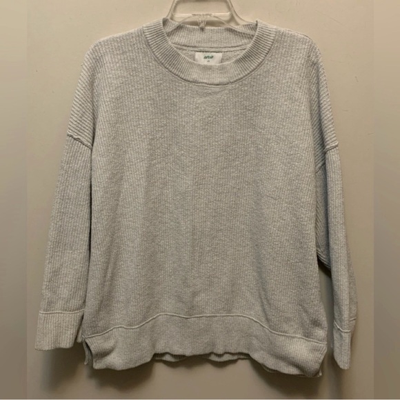 AE Happy Camper Top/ Sweater size Large *GREY* - Picture 4 of 4